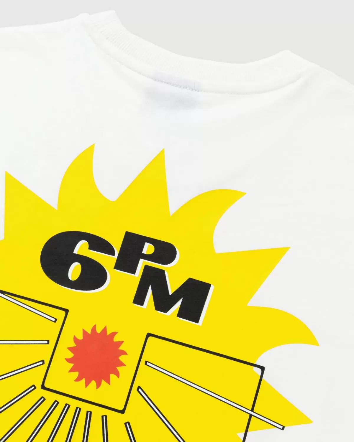 6PM 18.00 X Highsnobiety Berlin, Berlin 3 T-Shirt Met Logo Wit Fashion