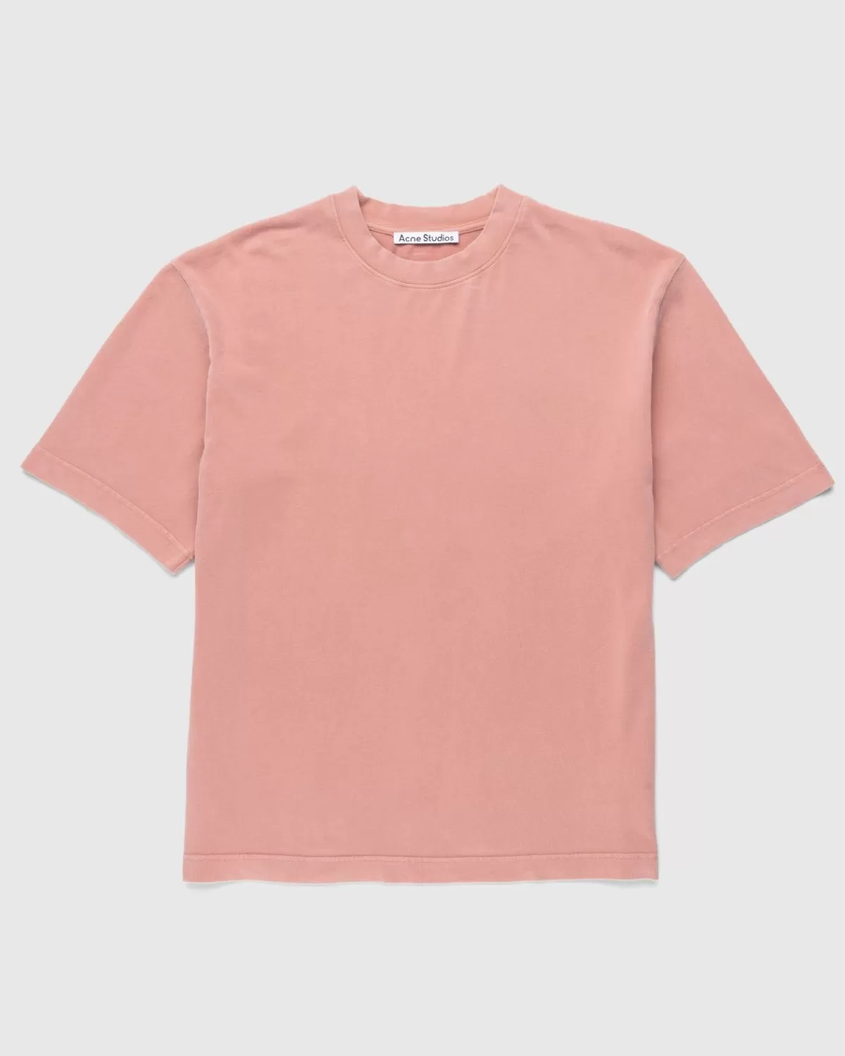 Acne Studios Garment-Dyed T-Shirt Vintage Roze Hot