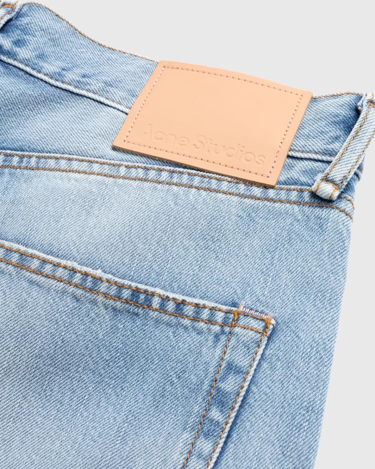 Broek^Acne Studios Jeans Met Normale Pasvorm 1992 Lichtblauw Vintage