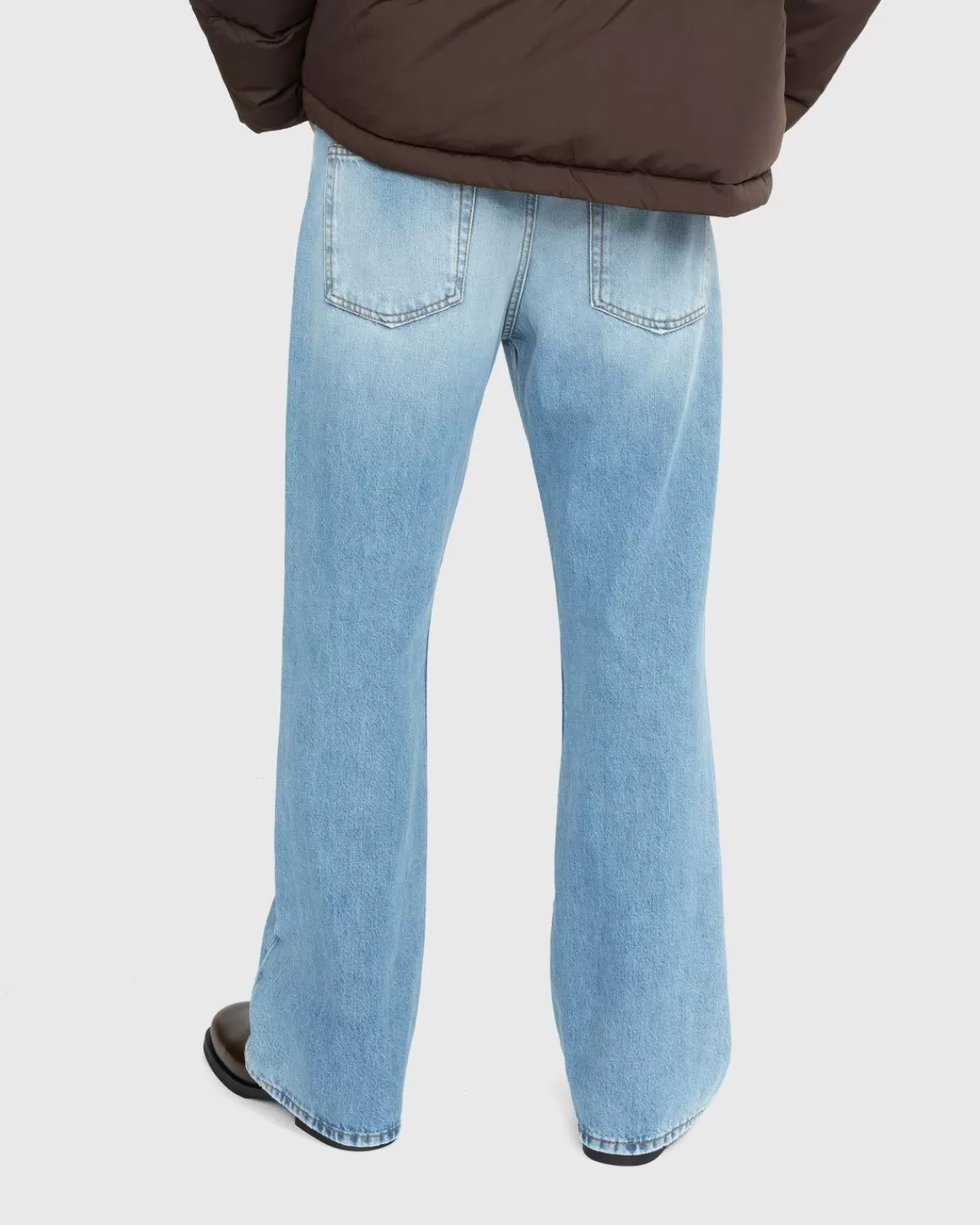 Broek^Acne Studios Jeans Met Normale Pasvorm 1992 Lichtblauw Vintage