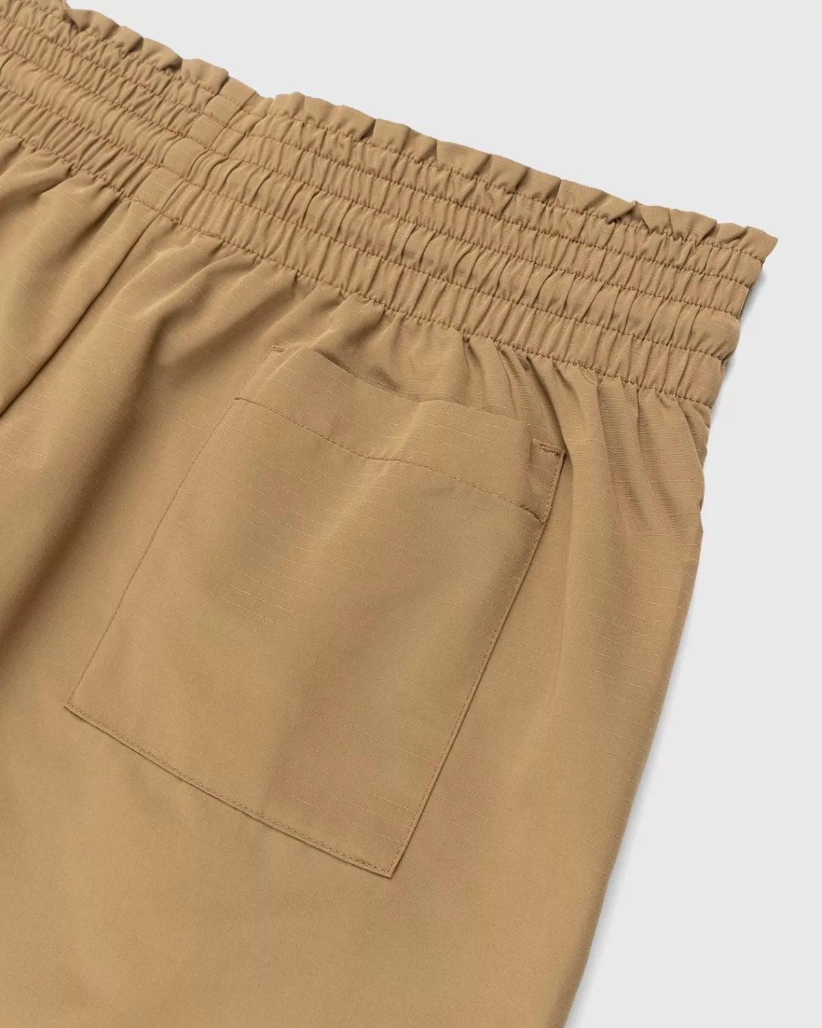 Acne Studios Ripstop Short Met Elastische Taille Bruin Cheap