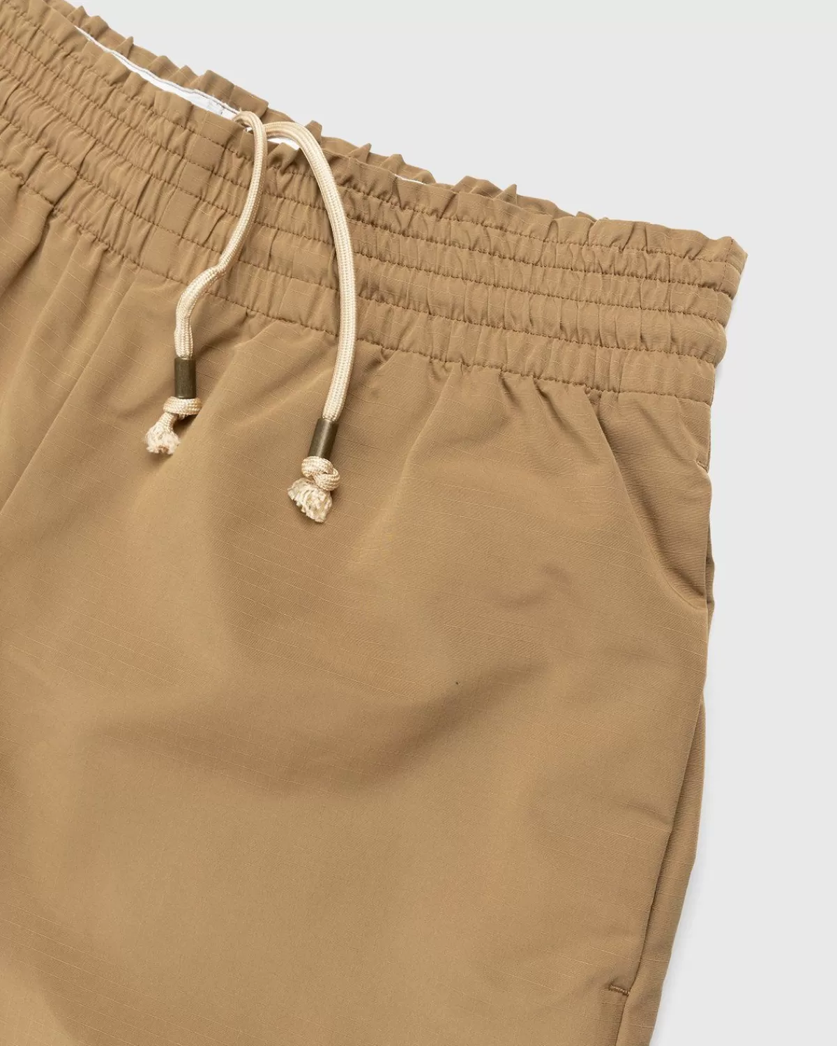 Acne Studios Ripstop Short Met Elastische Taille Bruin Cheap