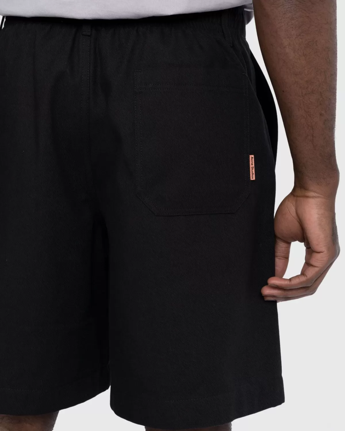 Korte Broek^Acne Studios Shorts Met Normale Pasvorm Zwart