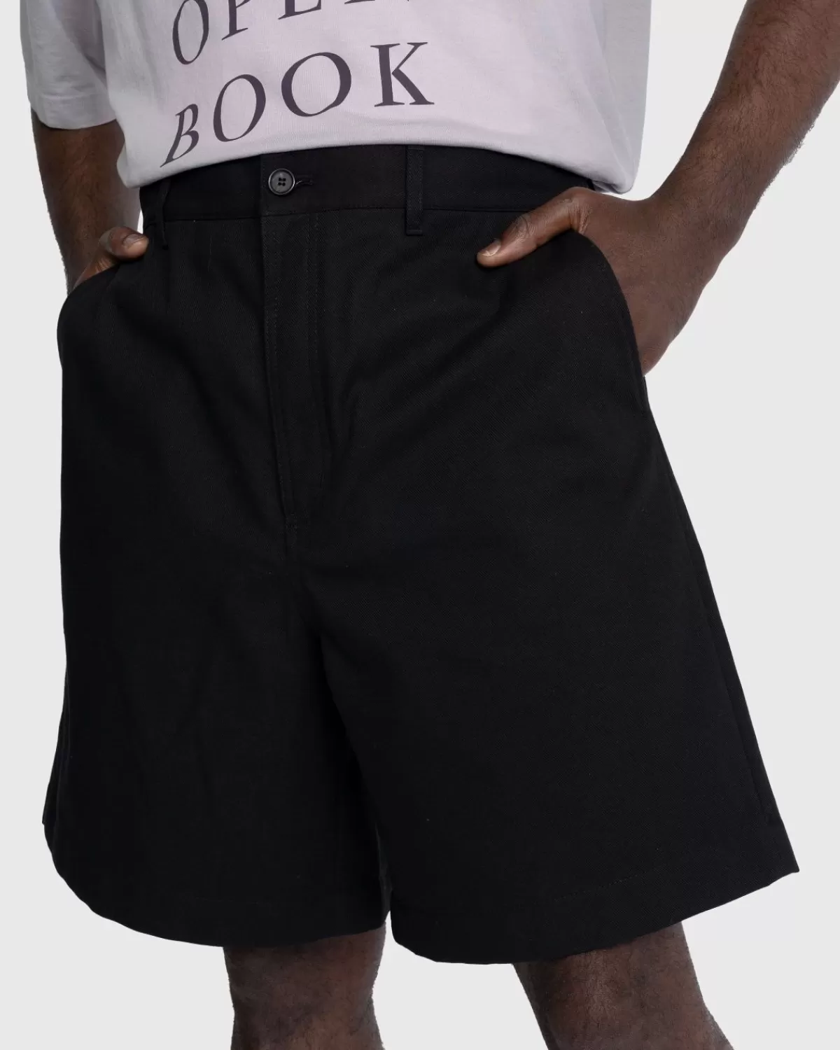 Korte Broek^Acne Studios Shorts Met Normale Pasvorm Zwart