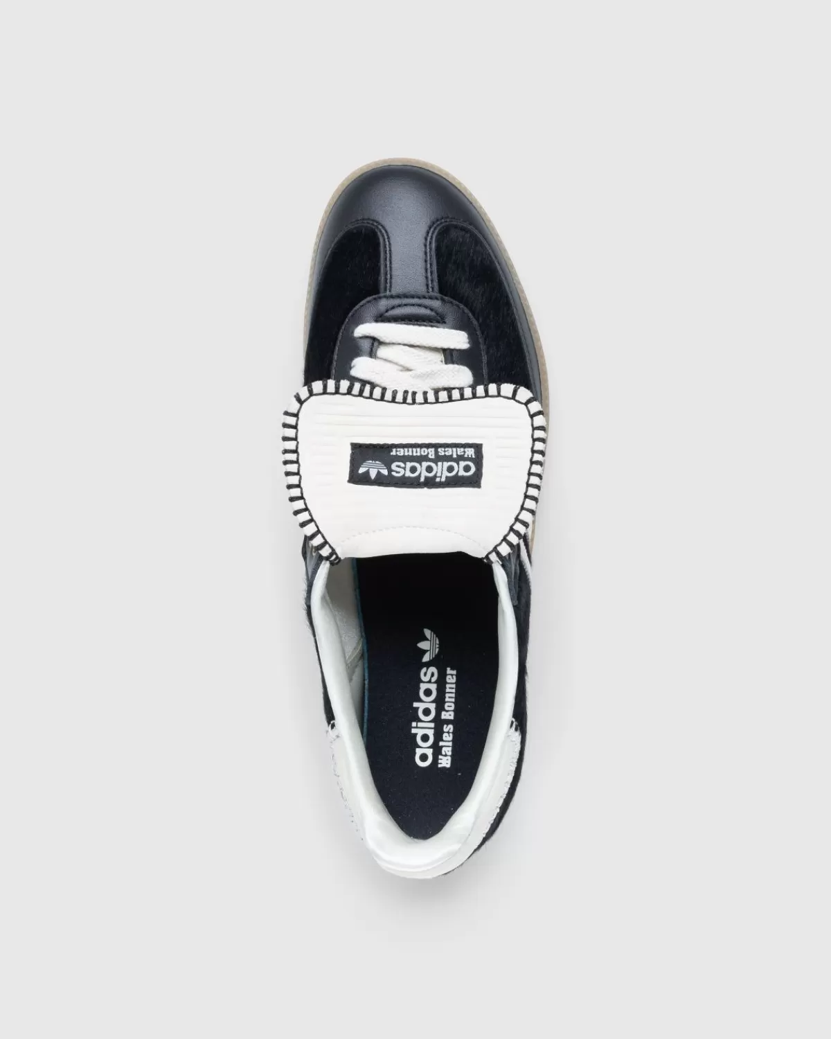 Adidas X Wales Bonner Pony Tonal Samba Core Zwart/Creme Wit Cheap