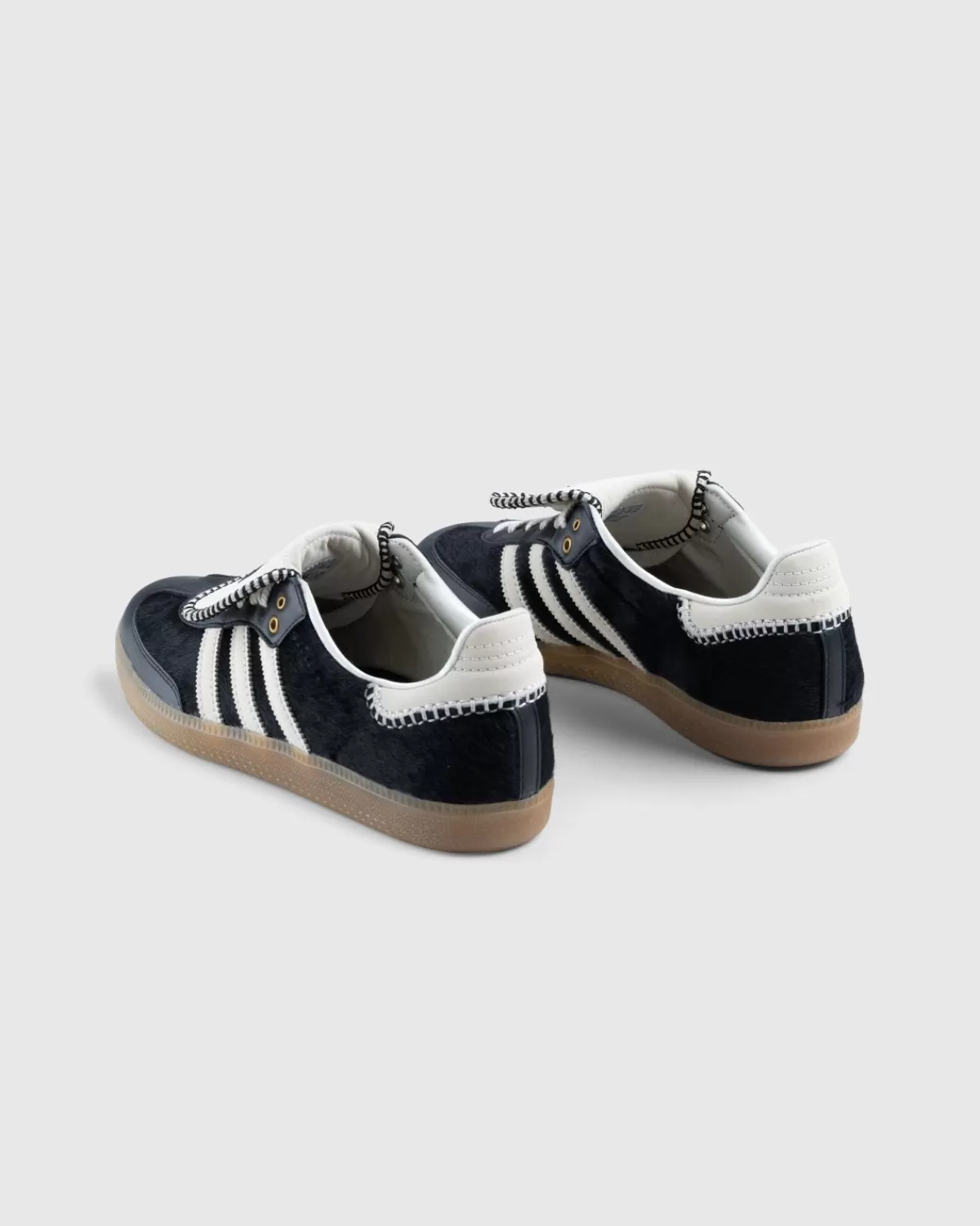 Adidas X Wales Bonner Pony Tonal Samba Core Zwart/Creme Wit Cheap