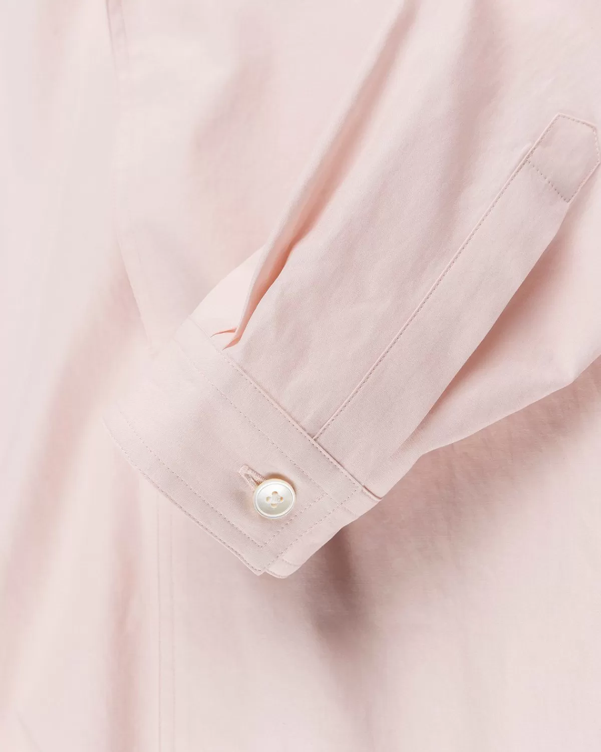 auralee_gewassen_finx_twill_pullovershirt_lichtroze_2.webp Overhemden^Auralee Gewassen Finx Twill Pullover-Shirt Lichtroze