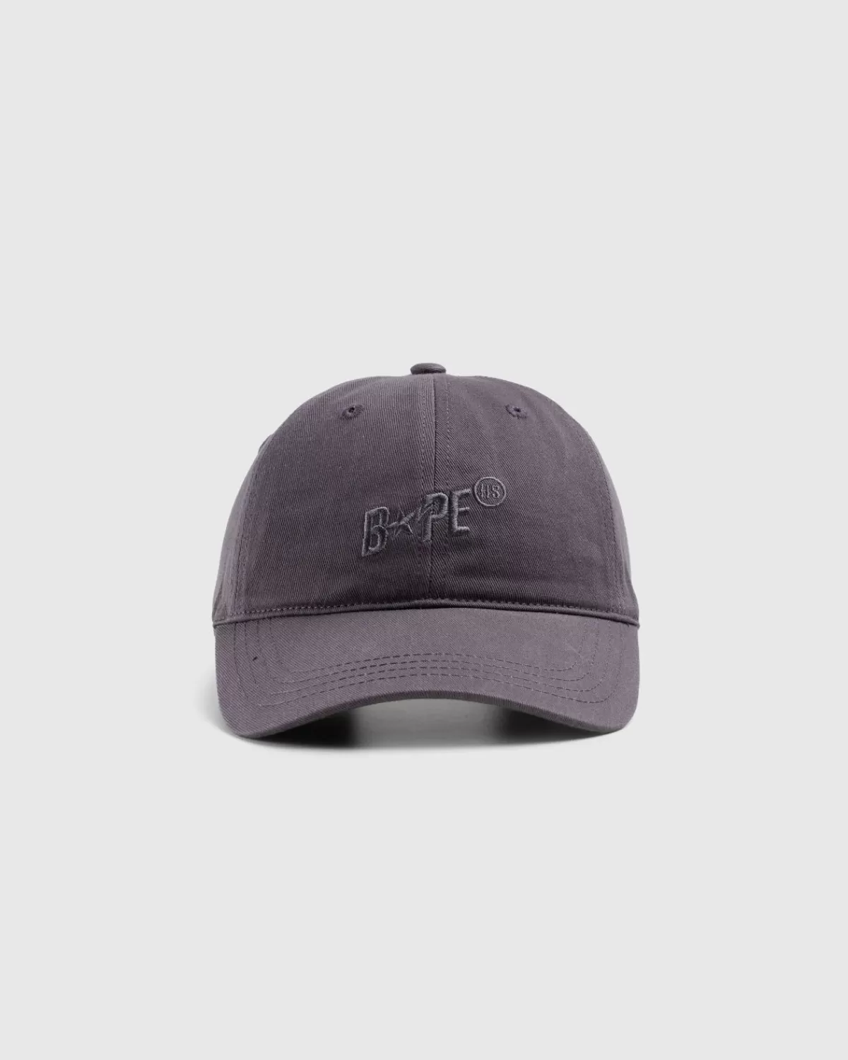 BAPE X Highsnobiety Logo Cap Houtskool Cheap