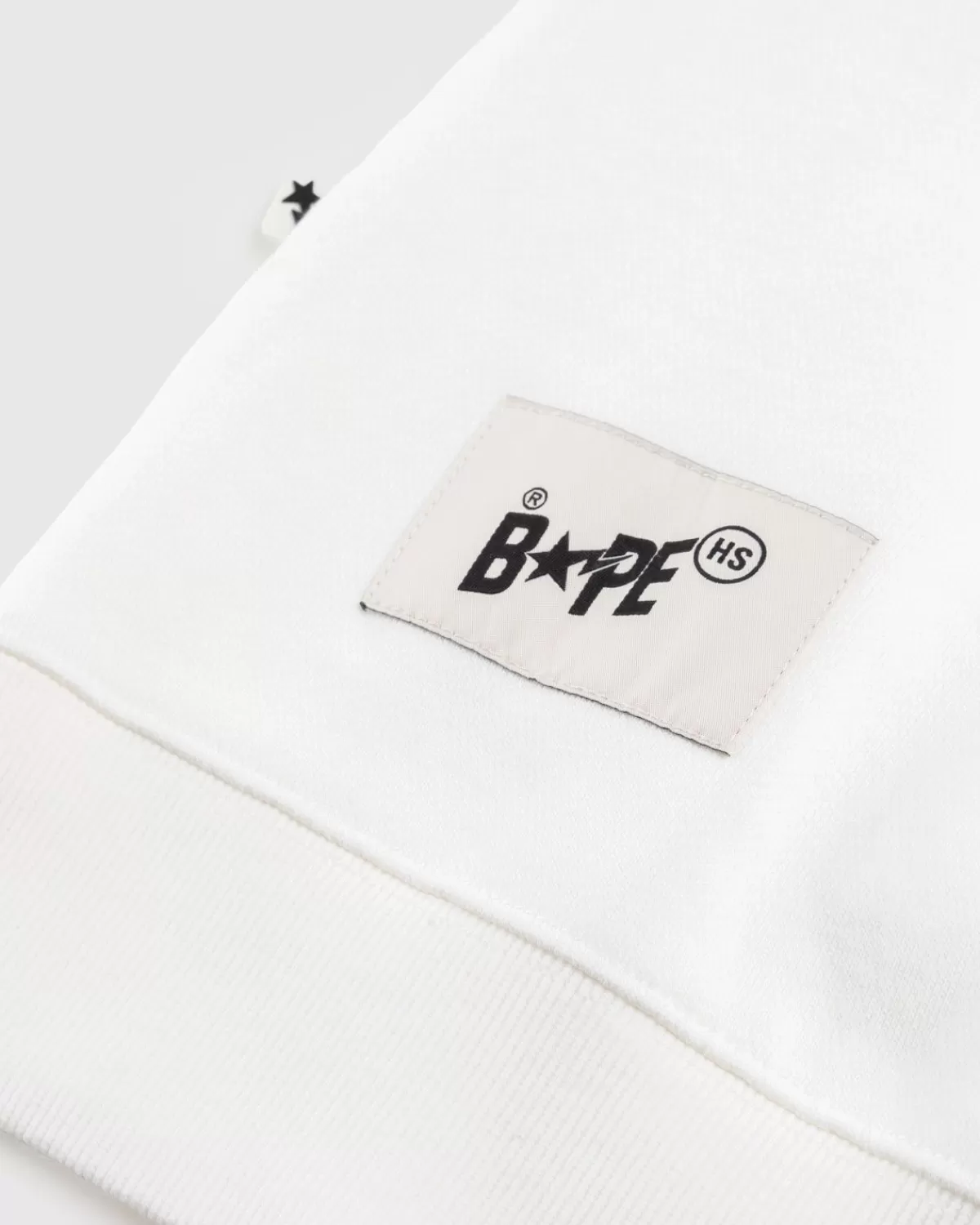 BAPE X Highsnobiety Zwaar Gewassen Ivoor Met Ronde Hals Cheap
