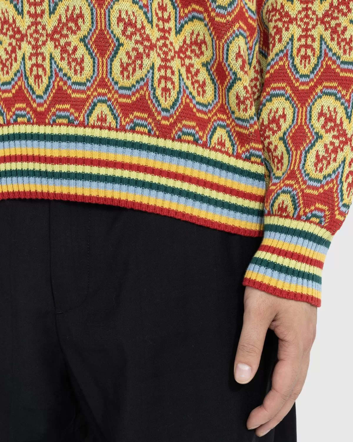 bode_dream_state_trui_met_kwartrits_multi_1.webp Overhemden^Bode Dream State Trui Met Kwartrits Multi