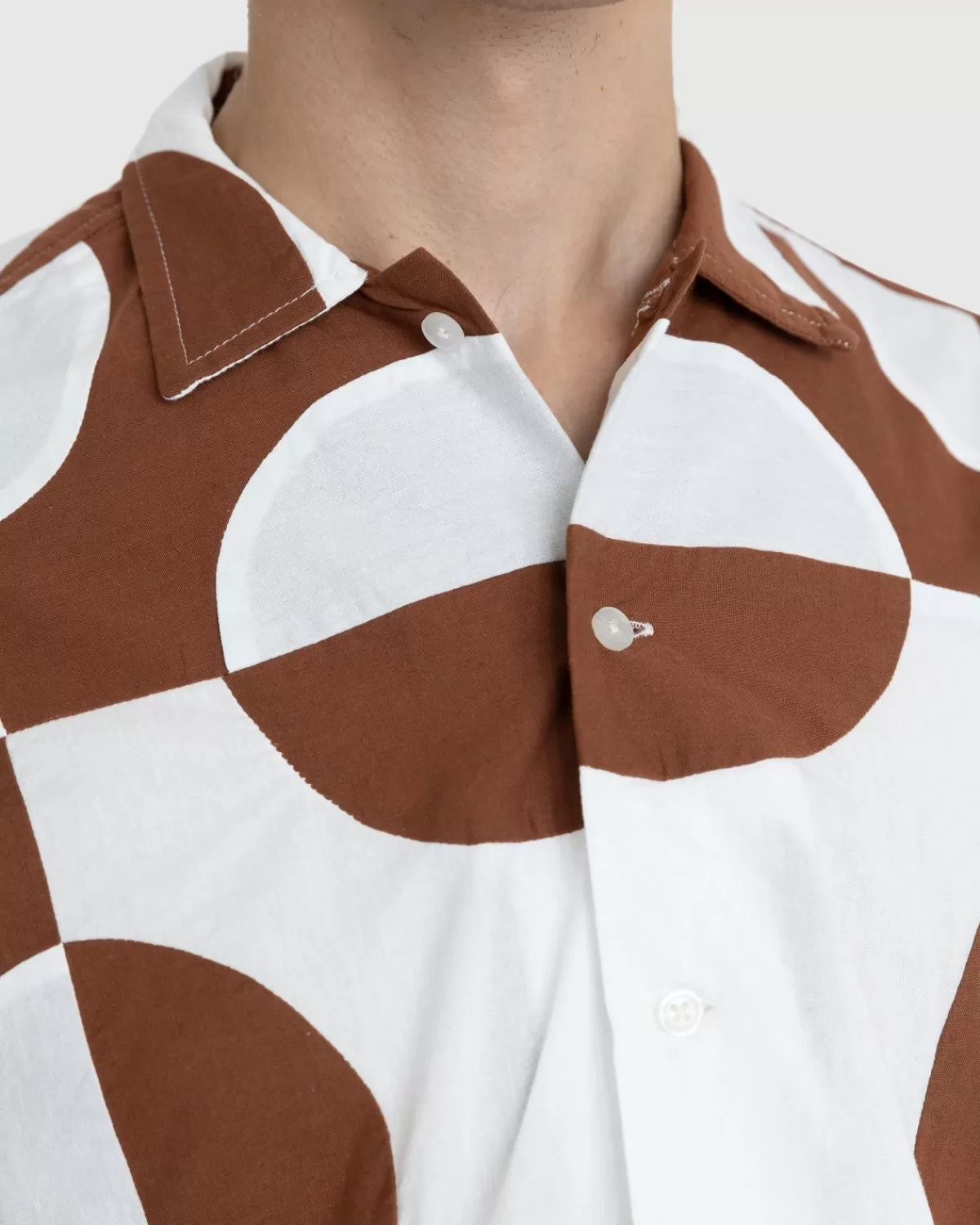 bode_duo_ovaal_patchwork_overhemd_met_lange_mouwen_bruin_6.webp Overhemden^Bode Duo Ovaal Patchwork Overhemd Met Lange Mouwen Bruin