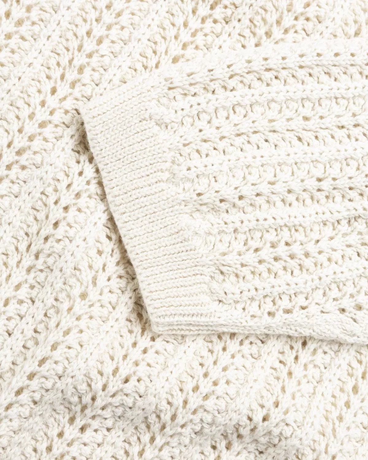 bode_pointelle_polo_lange_mouw_creme_4.webp Overhemden^Bode Pointelle Polo Lange Mouw Creme