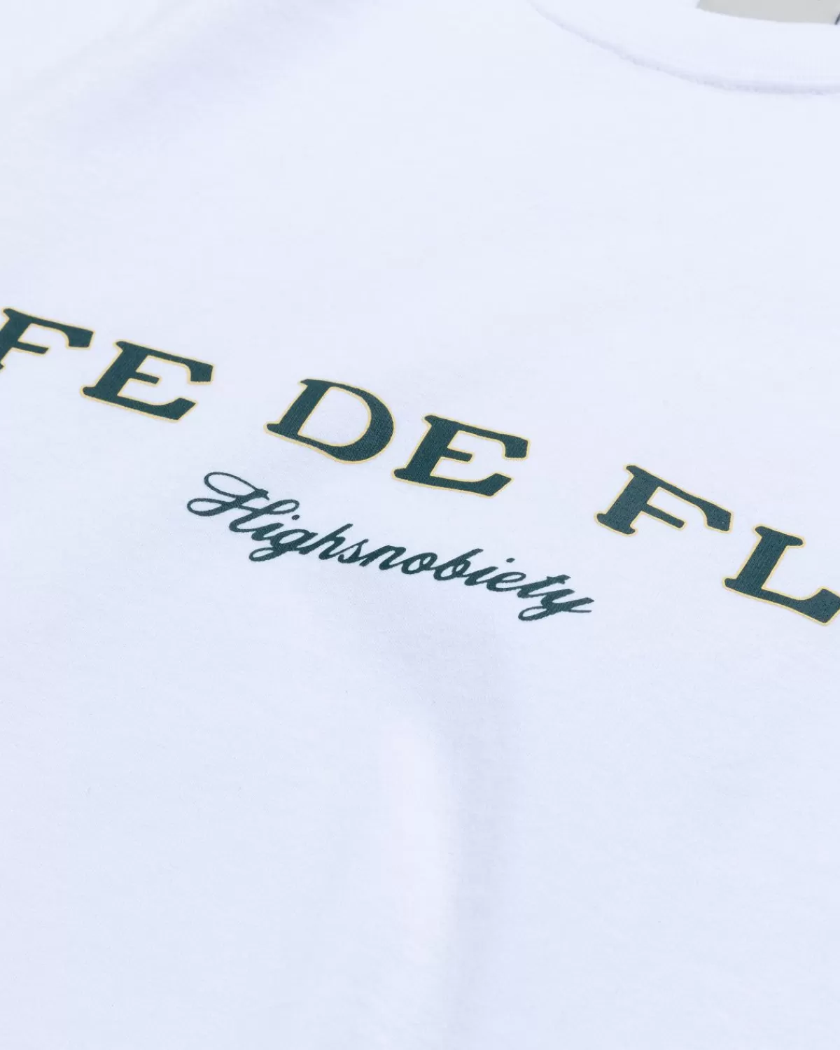 Café de Flore Cafe De Flore X Highsnobiety T-Shirt Met Korte Mouwen Wit Fashion