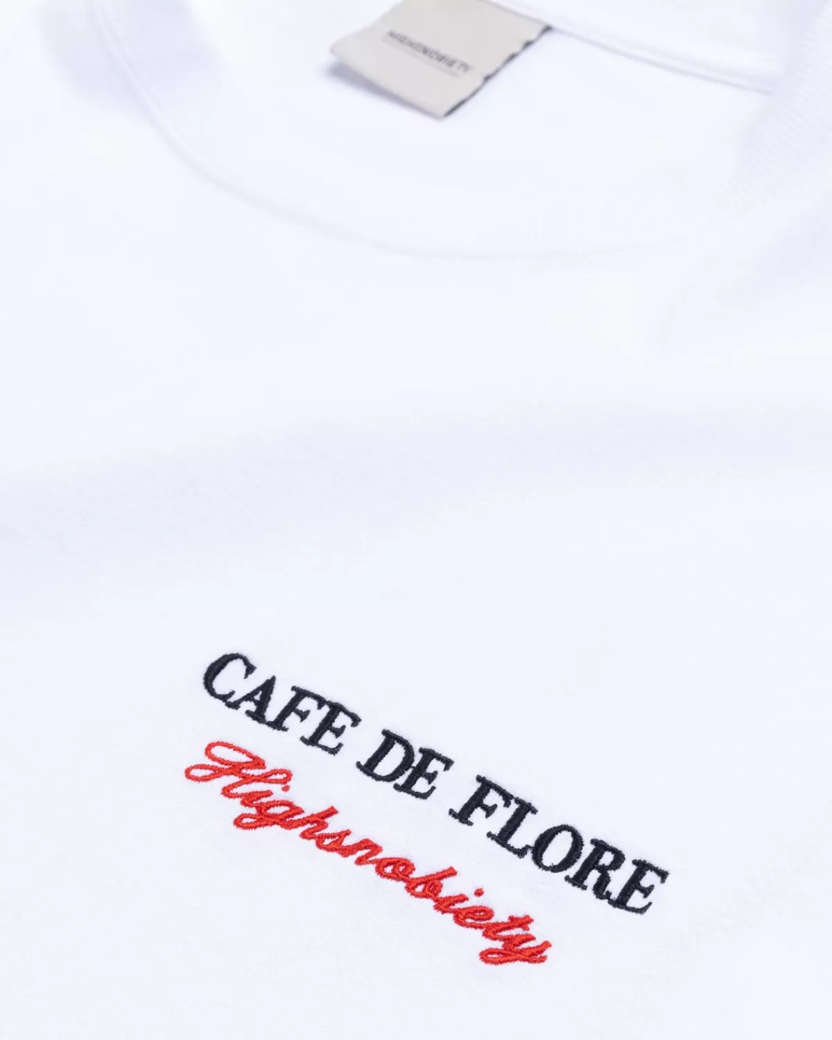 Café de Flore Cafe De Flore X Highsnobiety T-Shirt Met Korte Mouwen Wit Outlet