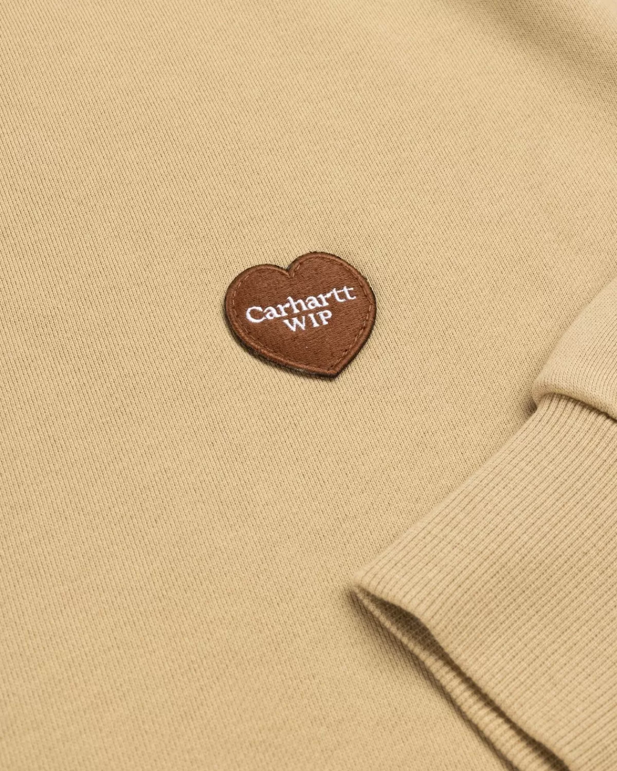 carhartt_wip_hartpatch_sweat_dusty_hamilton_brown_3.webp Gebreide Kleding^Carhartt WIP Hartpatch Sweat Dusty Hamilton Brown