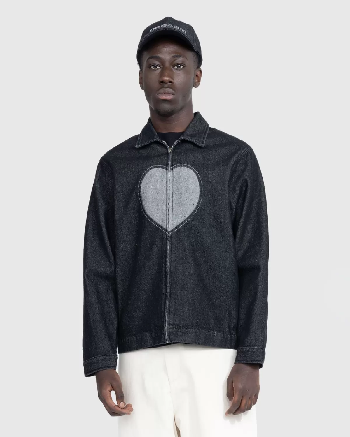 carne_bollente_heart_slicejasje_gewassen_zwart_2.webp Bovenkleding^Carne Bollente Heart Slice-Jasje, Gewassen Zwart