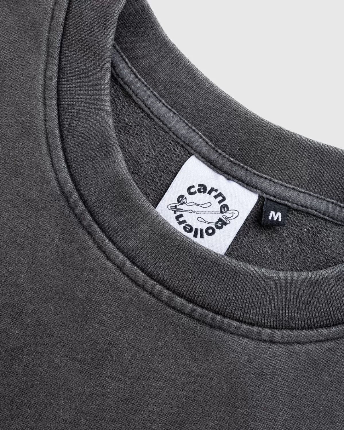 carne_bollente_oeps_ik_heb_het_weer_gedaan_sweatshirt_gewassen_zwart_1.webp Gebreide Kleding^Carne Bollente Oeps, Ik Heb Het Weer Gedaan Sweatshirt Gewassen Zwart