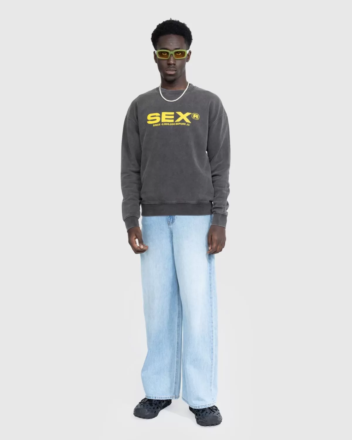 carne_bollente_oeps_ik_heb_het_weer_gedaan_sweatshirt_gewassen_zwart_2.webp Gebreide Kleding^Carne Bollente Oeps, Ik Heb Het Weer Gedaan Sweatshirt Gewassen Zwart