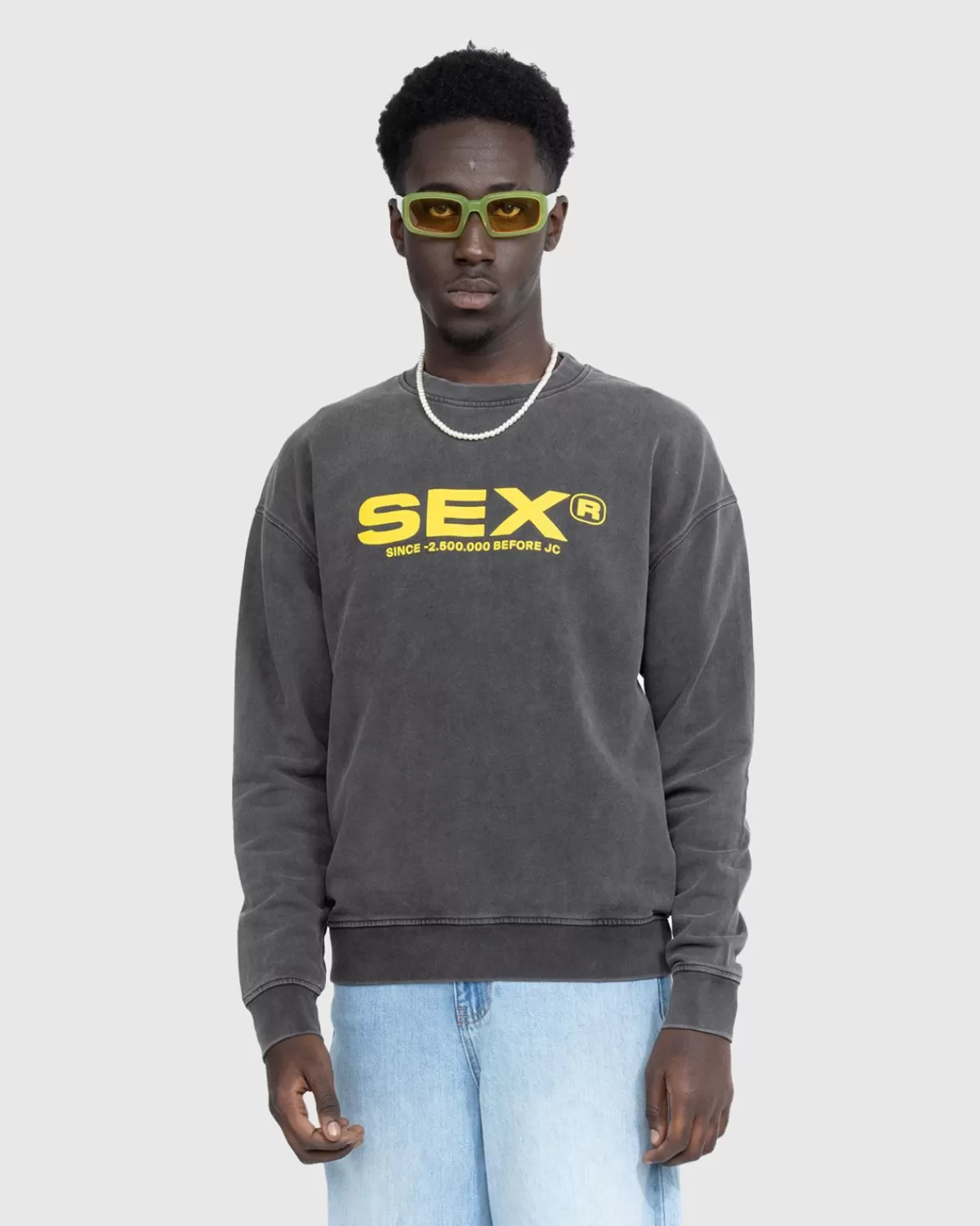 carne_bollente_oeps_ik_heb_het_weer_gedaan_sweatshirt_gewassen_zwart_7.webp Gebreide Kleding^Carne Bollente Oeps, Ik Heb Het Weer Gedaan Sweatshirt Gewassen Zwart