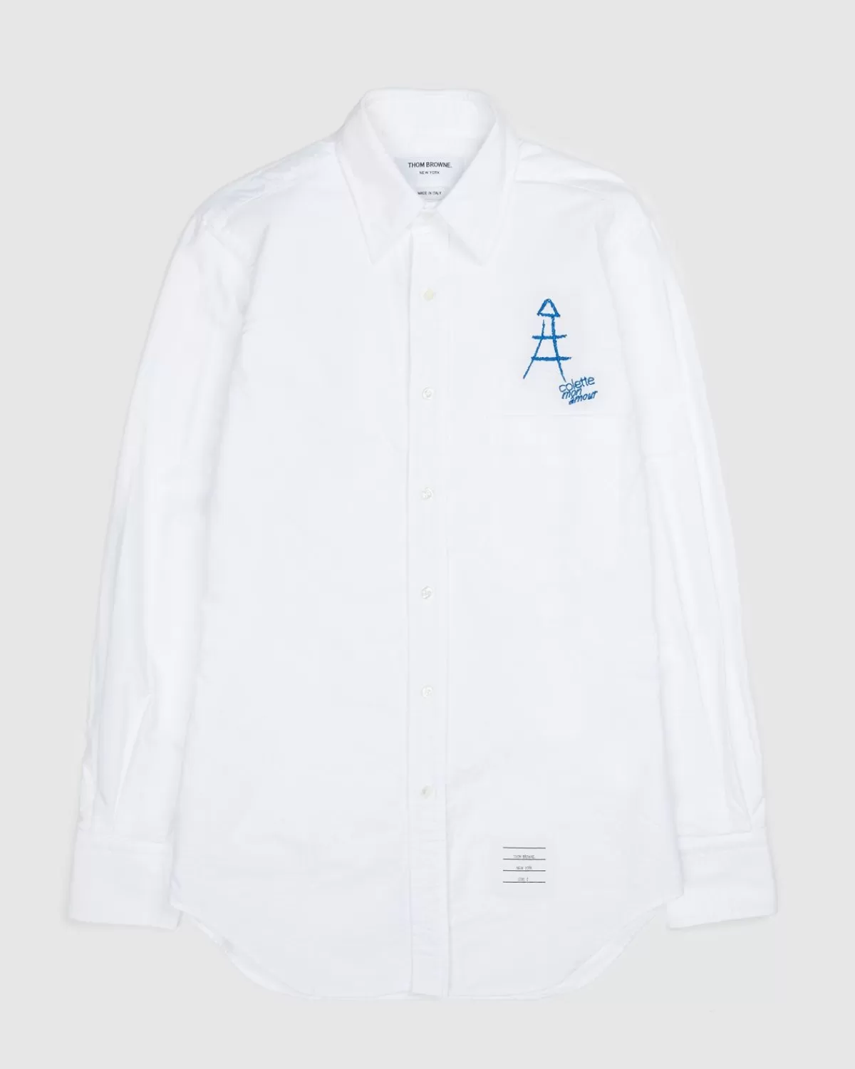 Overhemden^Colette Mon Amour X Thom Browne Wit Eiffel Klassiek Overhemd