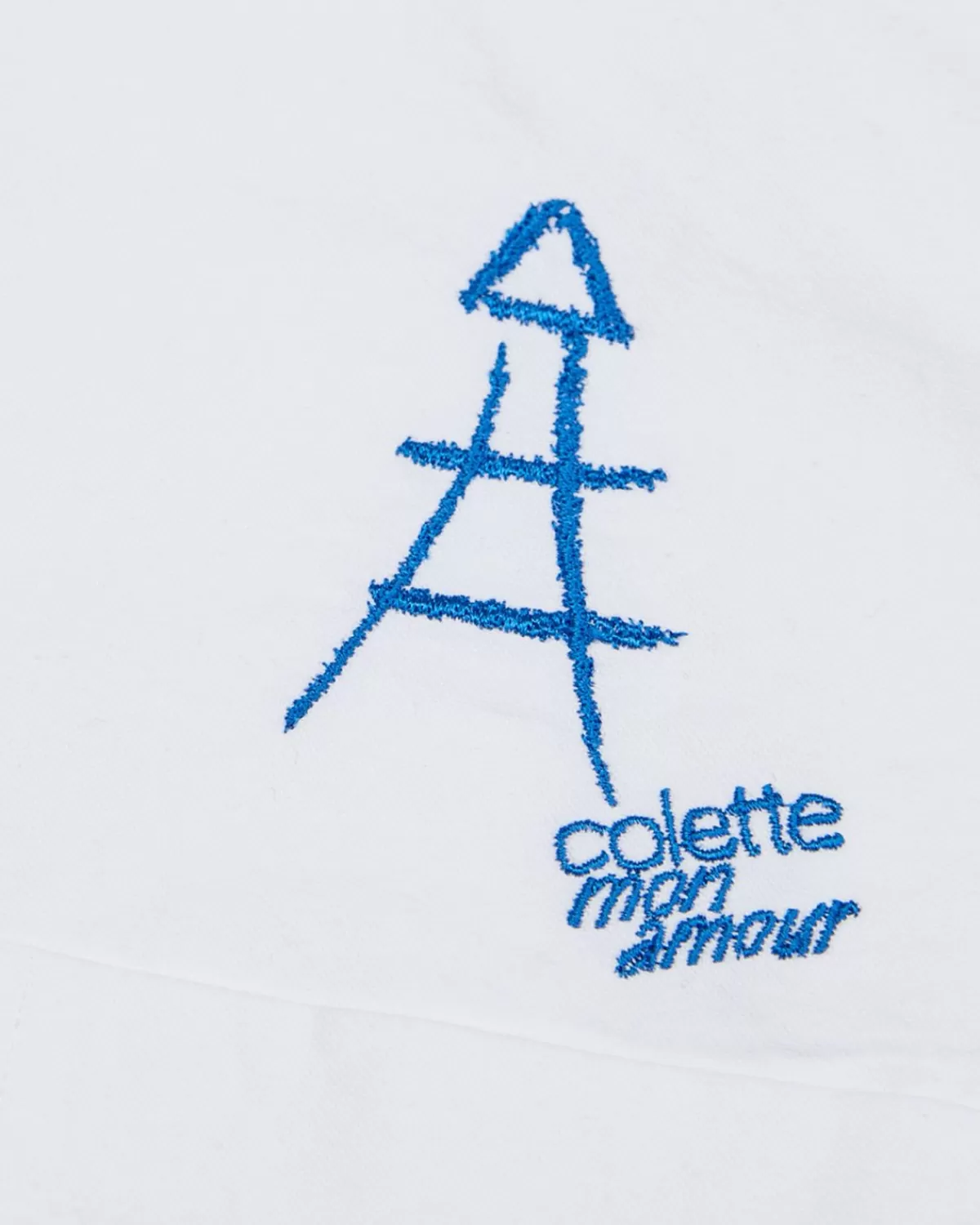 Overhemden^Colette Mon Amour X Thom Browne Wit Eiffel Klassiek Overhemd