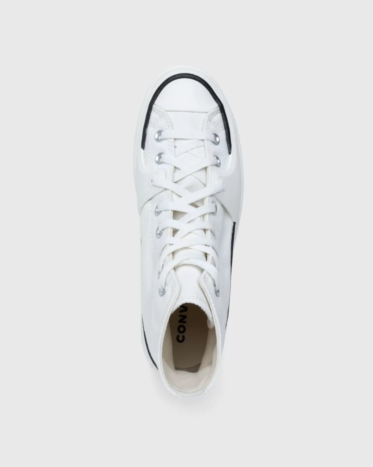 Converse Chuck Taylor All Star Construct Hi Vintage Wit/Zwart/Aigrette Fashion