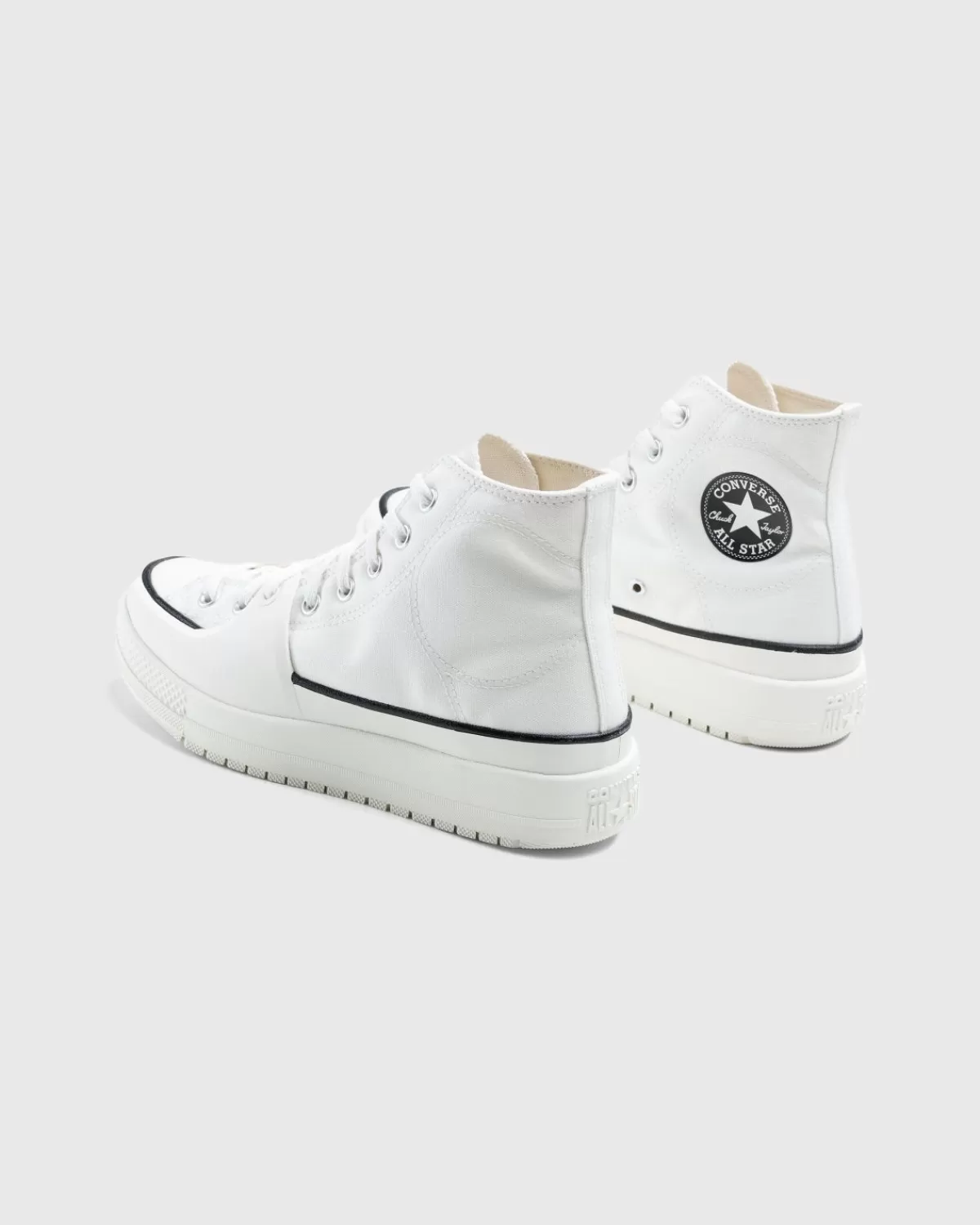 Converse Chuck Taylor All Star Construct Hi Vintage Wit/Zwart/Aigrette Fashion