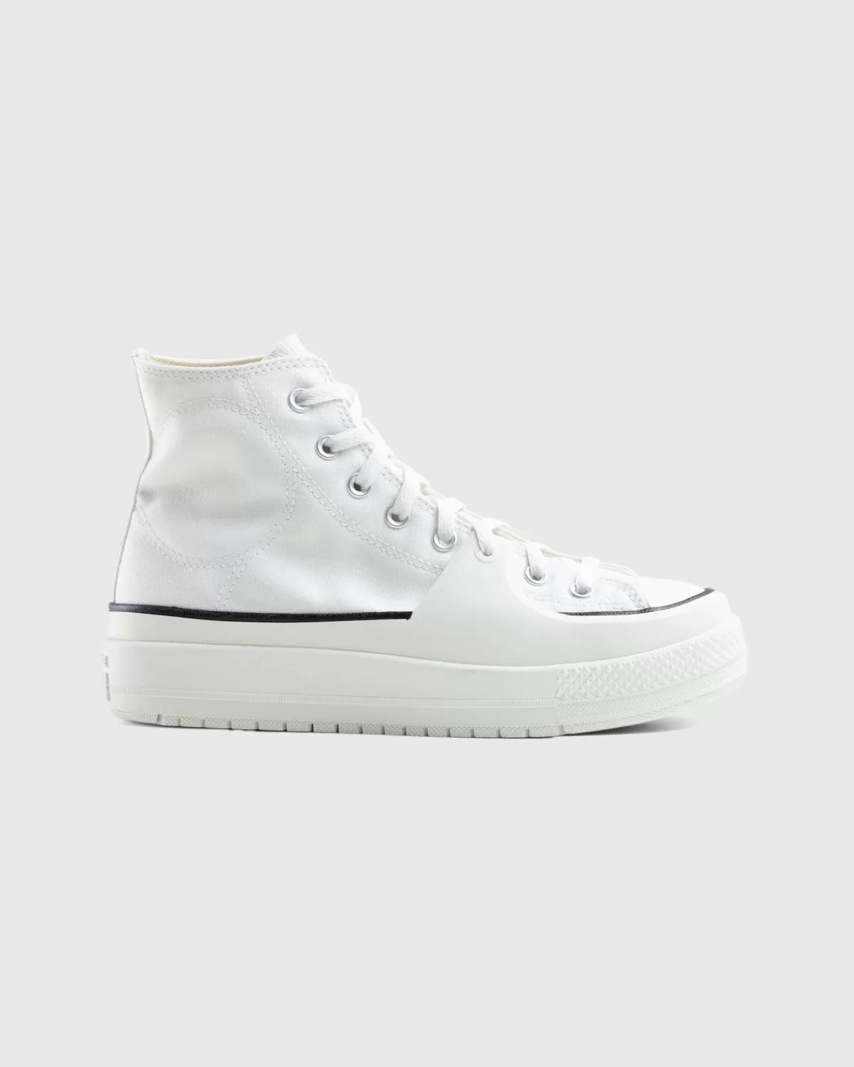 Converse Chuck Taylor All Star Construct Hi Vintage Wit/Zwart/Aigrette Fashion