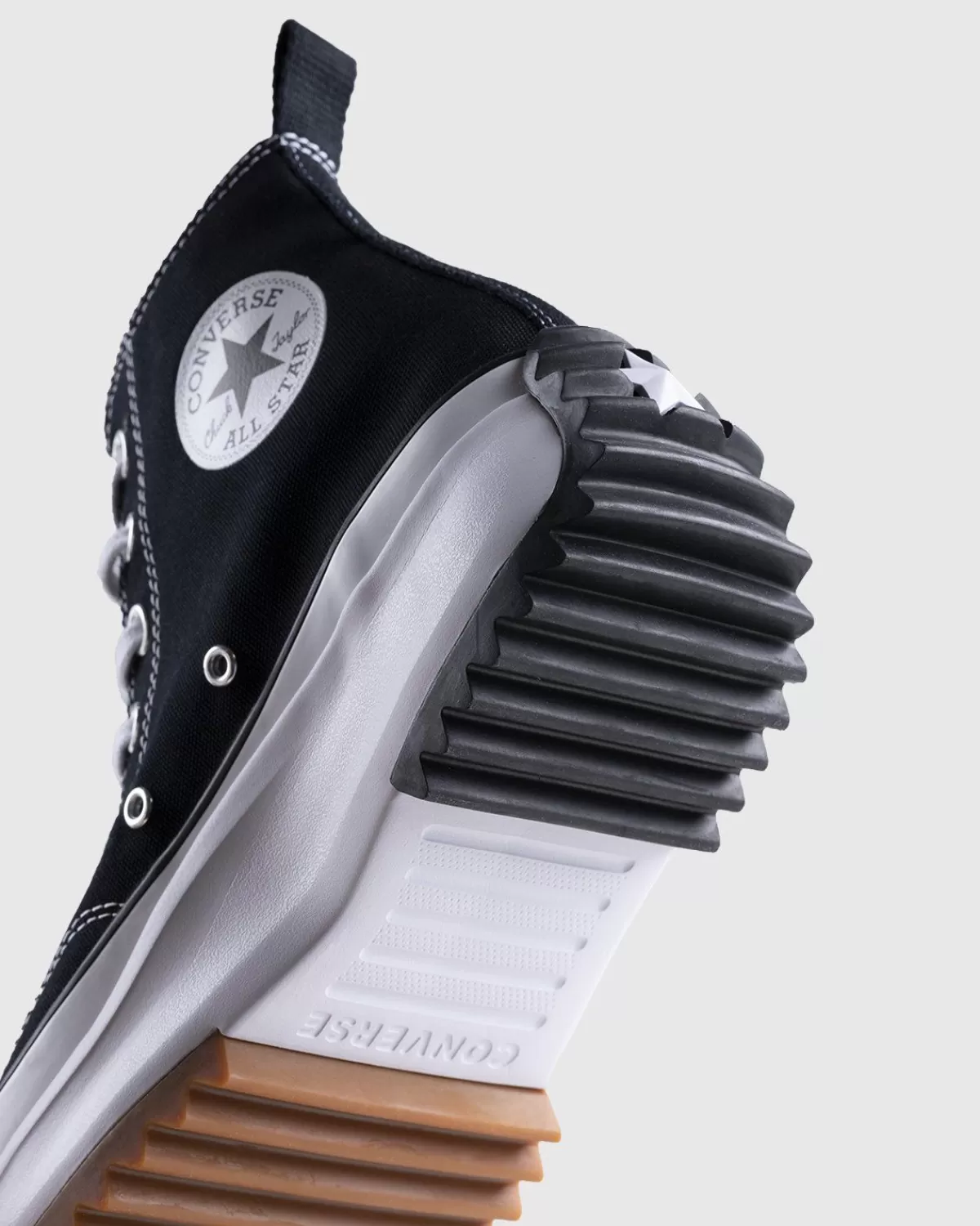 Converse Run Star Motion Platform Zwart Wit Gum Honey New