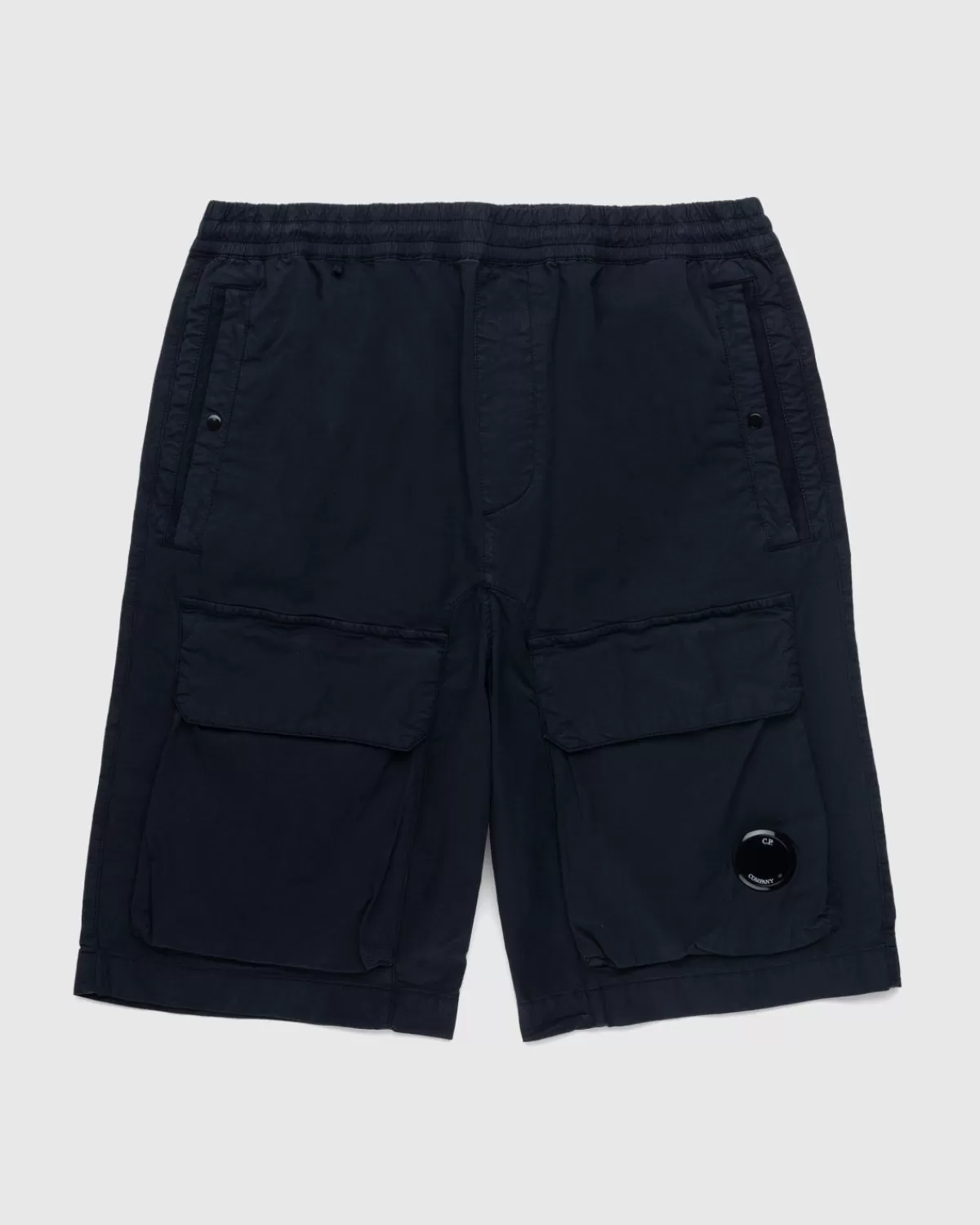 Korte Broek^C.P. Company Cp Company - Utility-Short Met Stretch Van Keperstof Total Eclipse Blue