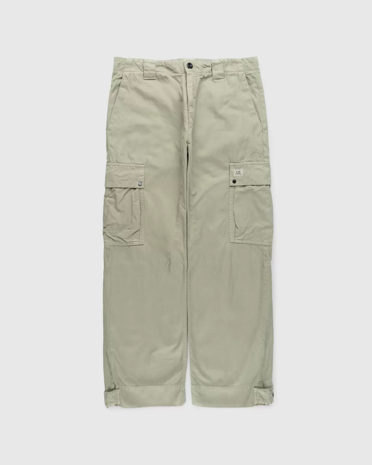 Broek^C.P. Company Cp Company Cargobroek Zilver Salie