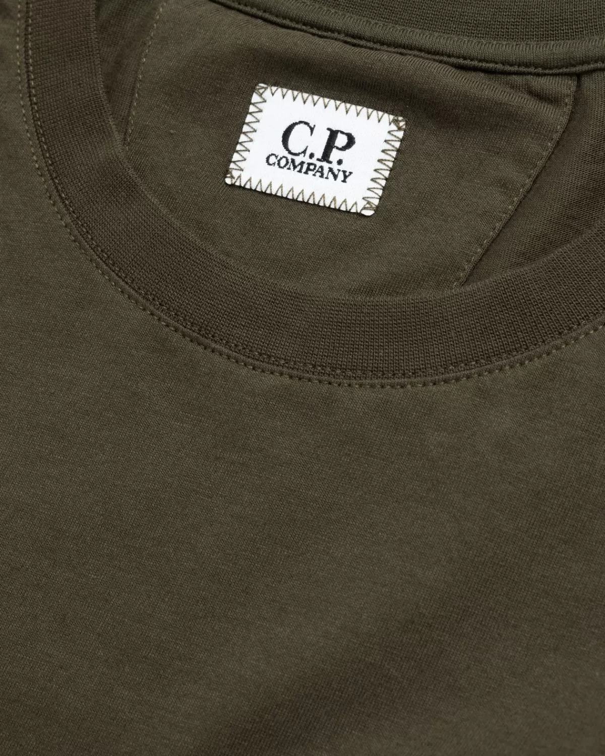 cp_company_tshirt_met_logoprint_ivy_green_2.webp C.P. Company Cp Company T-Shirt Met Logoprint Ivy Green Best