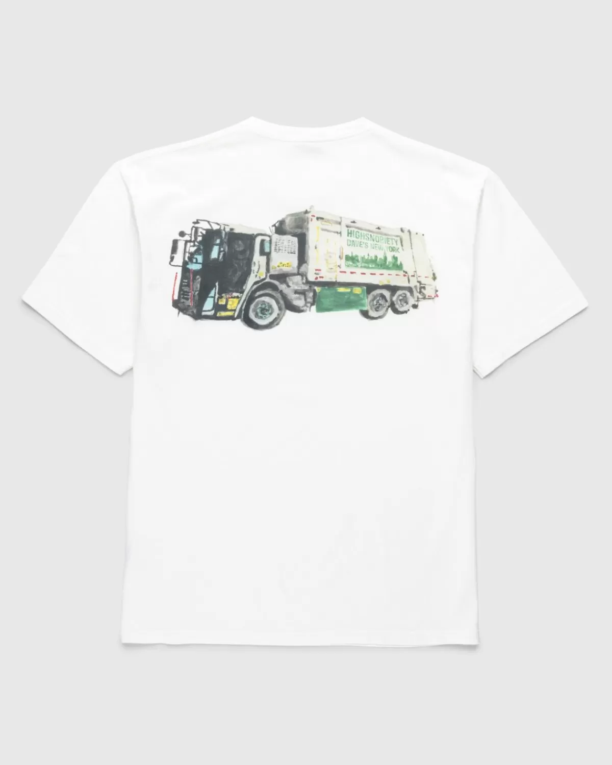 Dave's New York X Highsnobiety Sanitation Truck T-Shirt Wit Shop