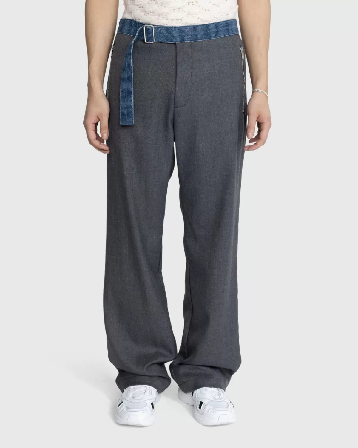 Broek^Diesel P-Gold-A Broek Grijs