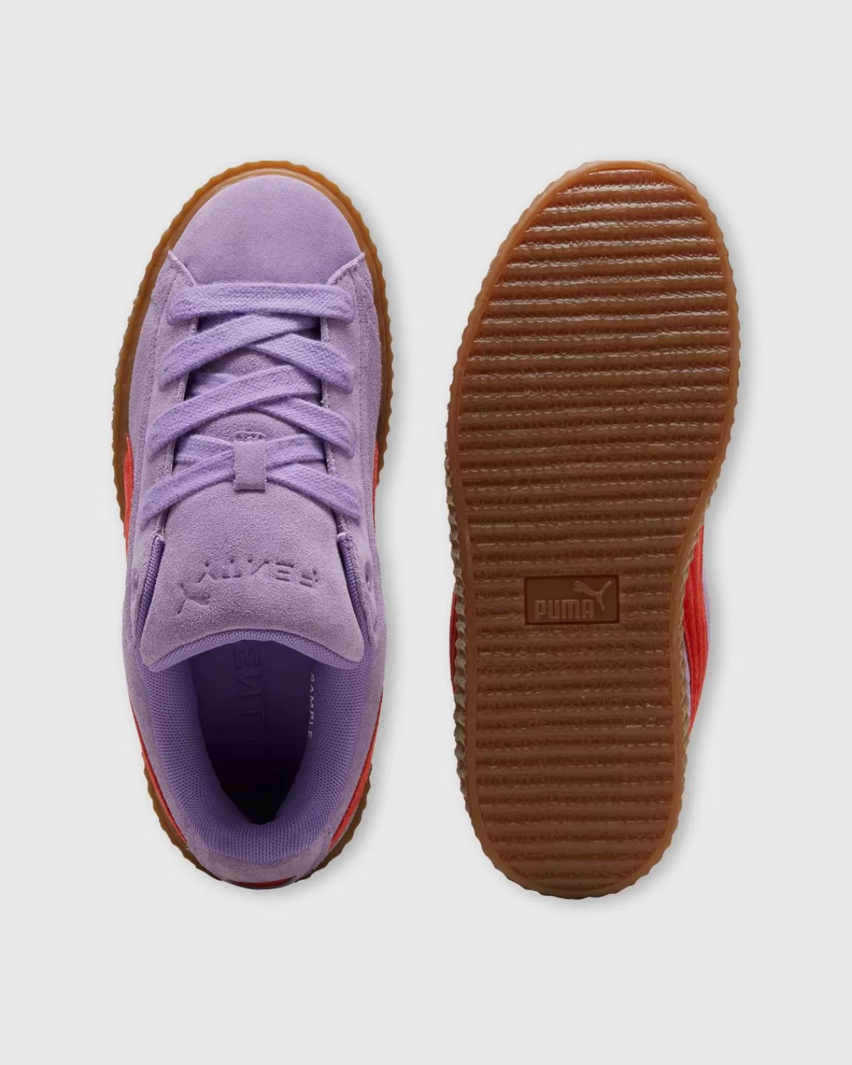Sportschoenen^Fenty X Puma Creeper Phatty Lavender Alert/Verbrand Rood