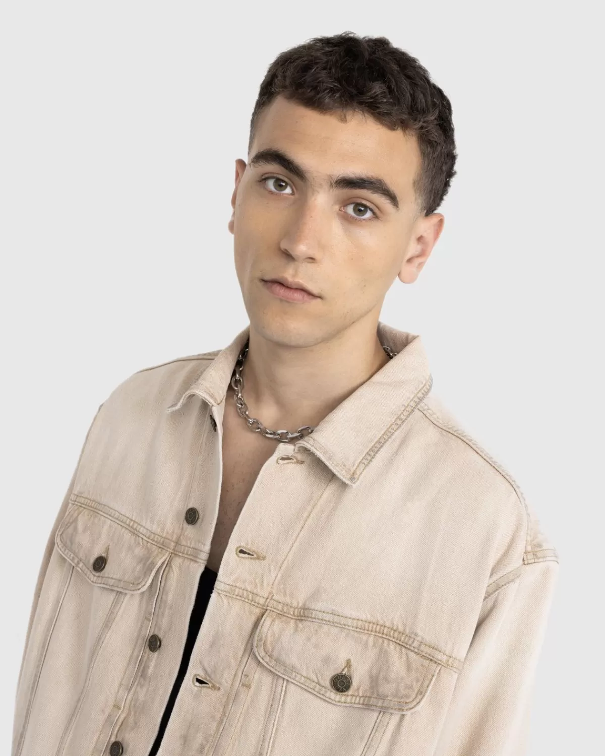 Bovenkleding^Guess USA Vintage Spijkerjasje Beige