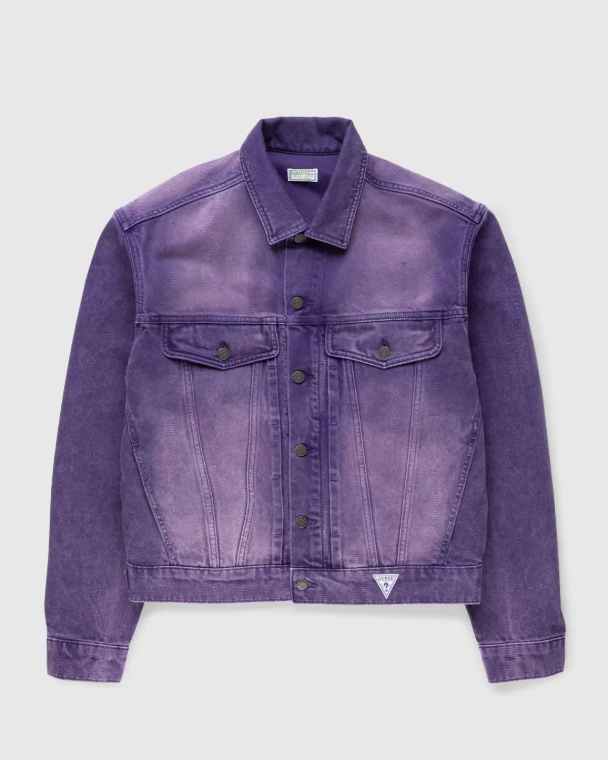 Bovenkleding^Guess USA Vintage Spijkerjasje Paars