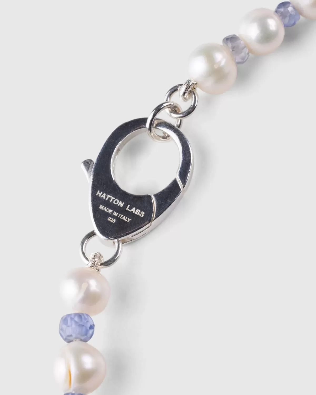 hatton_labs_gradient_kristal_parelketting_zilverwit_4.webp Hatton Labs Gradient Kristal Parelketting Zilver/Wit Fashion