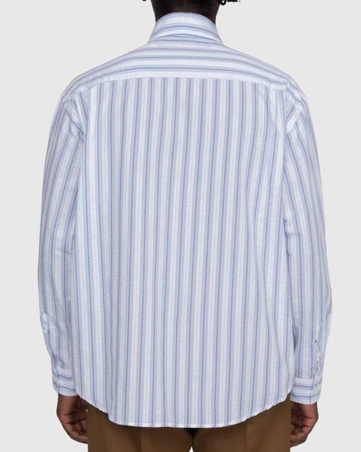 highsnobiety__lsshirt_met_rimpelstreep_1.webp Overhemden^Highsnobiety - Ls-Shirt Met Rimpelstreep