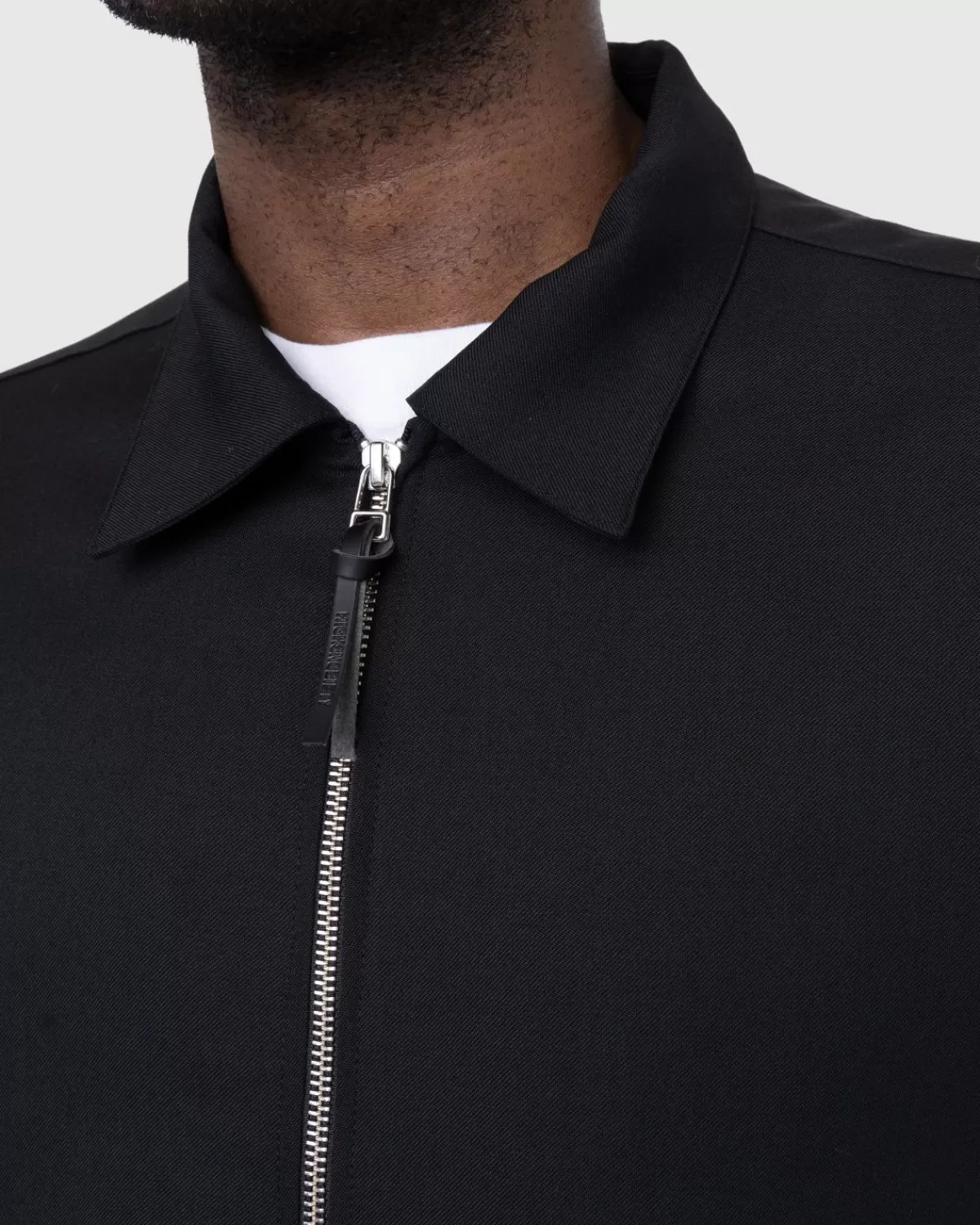 highsnobiety_garagejas_van_wolmix_zwart_2.webp Bovenkleding^Highsnobiety Garagejas Van Wolmix Zwart