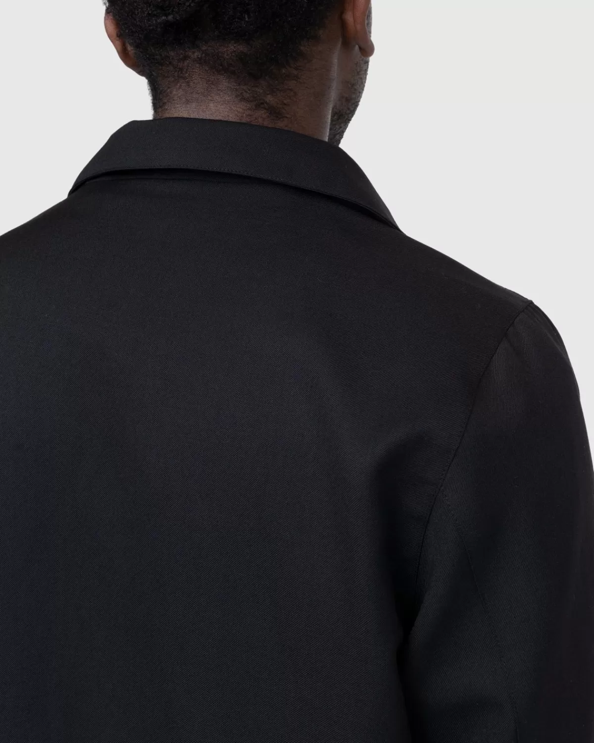 highsnobiety_garagejas_van_wolmix_zwart_4.webp Bovenkleding^Highsnobiety Garagejas Van Wolmix Zwart