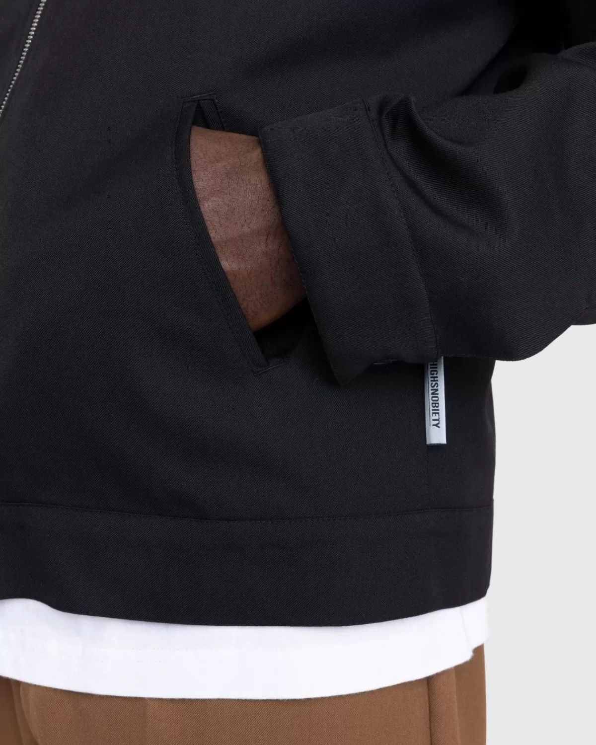 highsnobiety_garagejas_van_wolmix_zwart_7.webp Bovenkleding^Highsnobiety Garagejas Van Wolmix Zwart