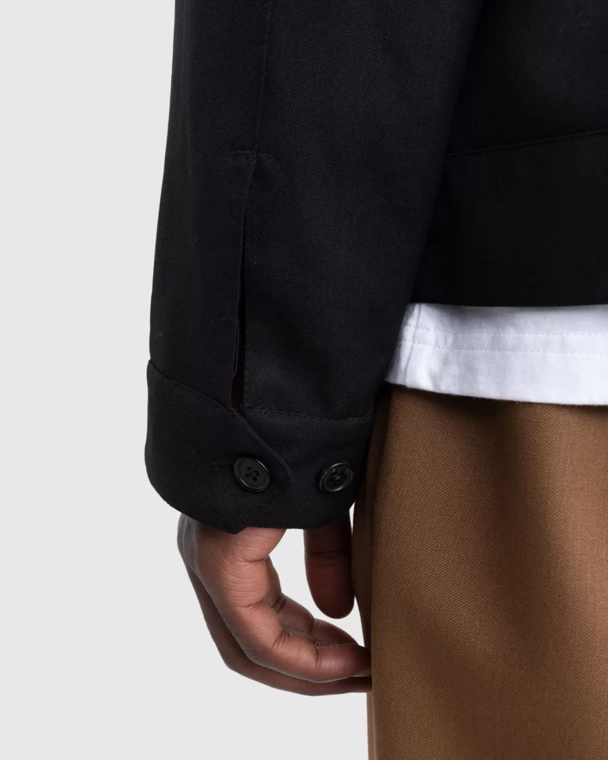 highsnobiety_garagejas_van_wolmix_zwart_9.webp Bovenkleding^Highsnobiety Garagejas Van Wolmix Zwart