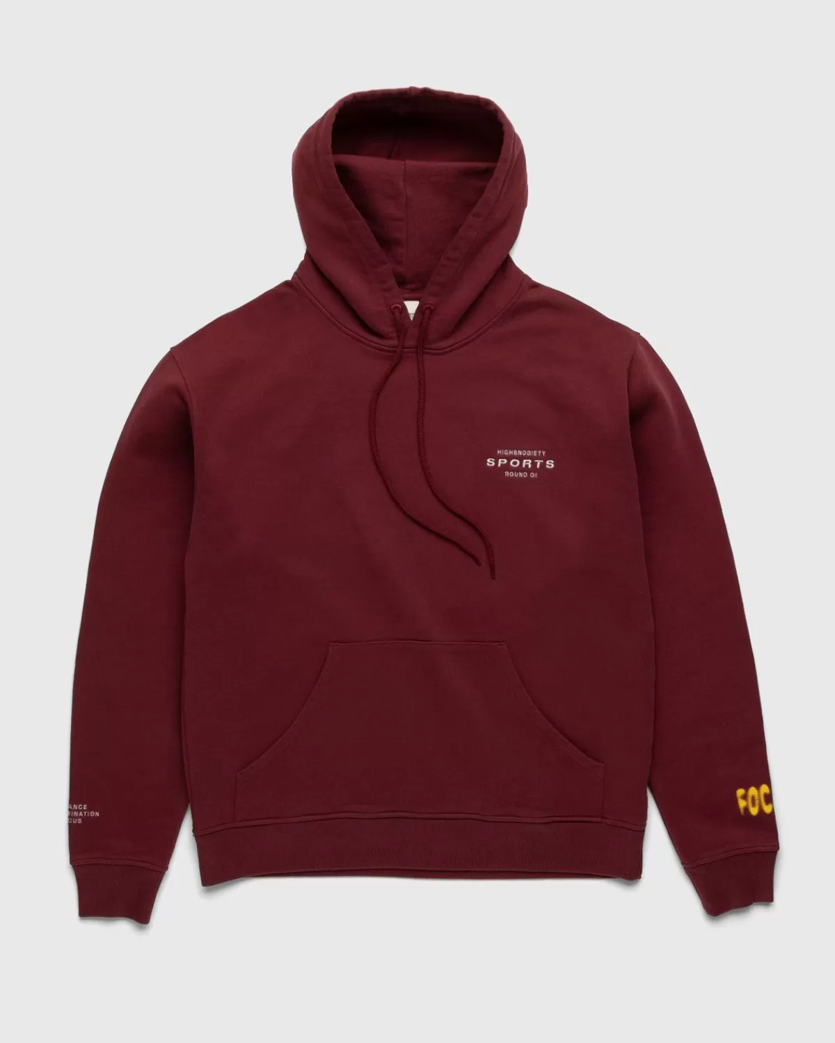 Highsnobiety Hs Sports Focus Hoodie Bordeaux Outlet