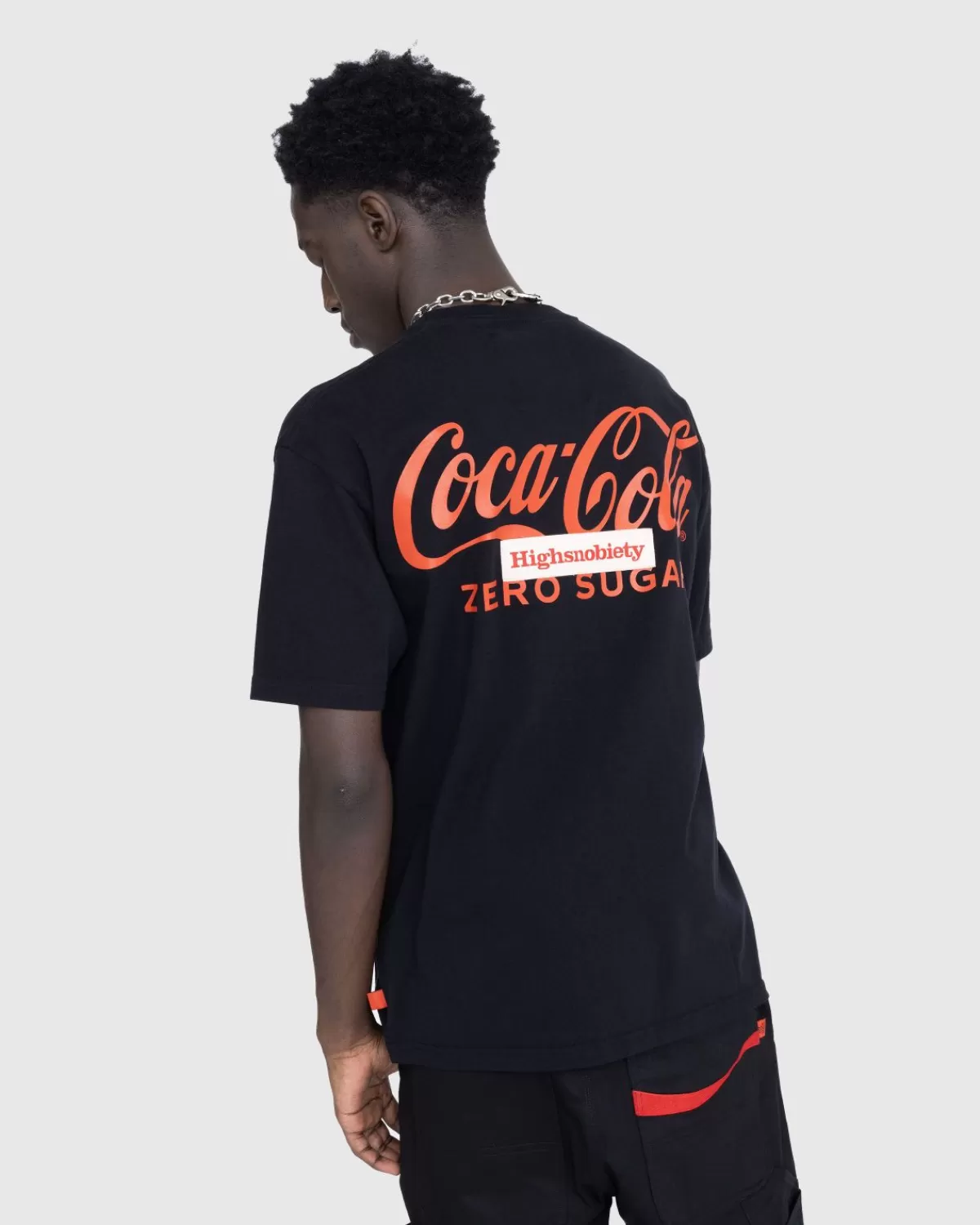 Highsnobiety X Coca-Cola Zero Sugar T-Shirt Met Korte Mouwen Zwart Cheap