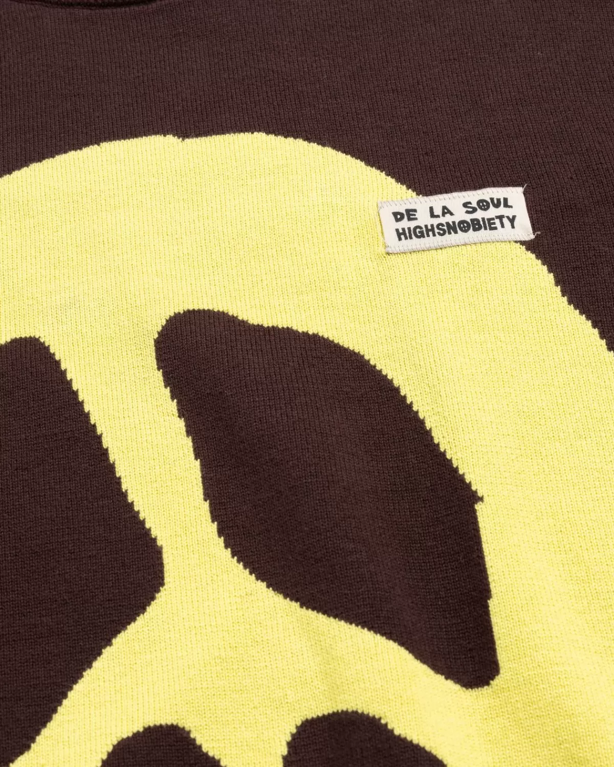 highsnobiety_x_de_la_soul_gebreide_ronde_hals_bruin_7.webp Gebreide Kleding^Highsnobiety X De La Soul Gebreide Ronde Hals Bruin