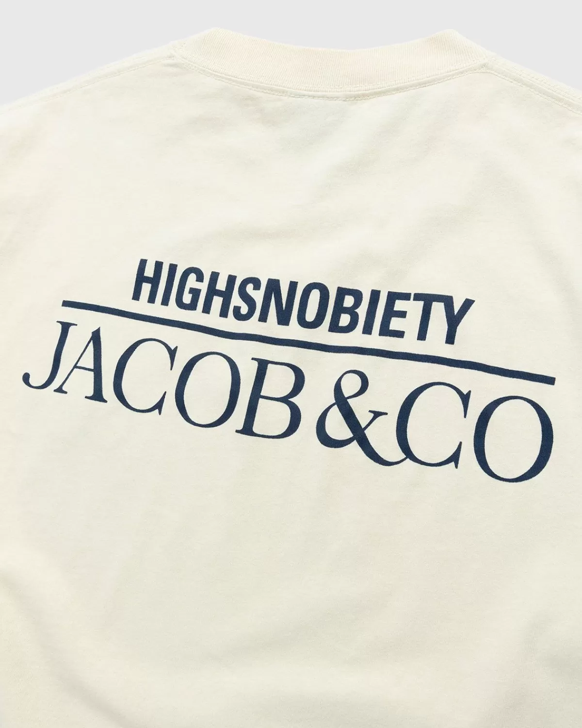 jacob__co_x_highsnobiety_zwaar_logo_tshirt_beige_2.webp Jacob & Co. X Highsnobiety Zwaar Logo T-Shirt Beige Sale