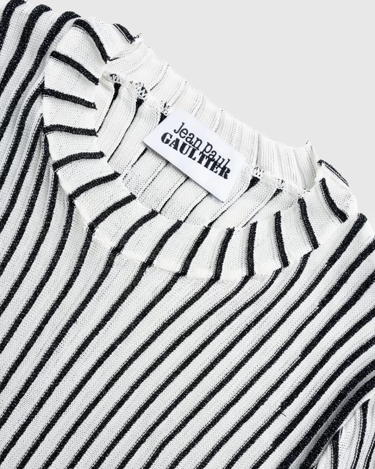 Jean Paul Gaultier Trompe L'Oeil Body Met Korte Mouwen Wit Fashion