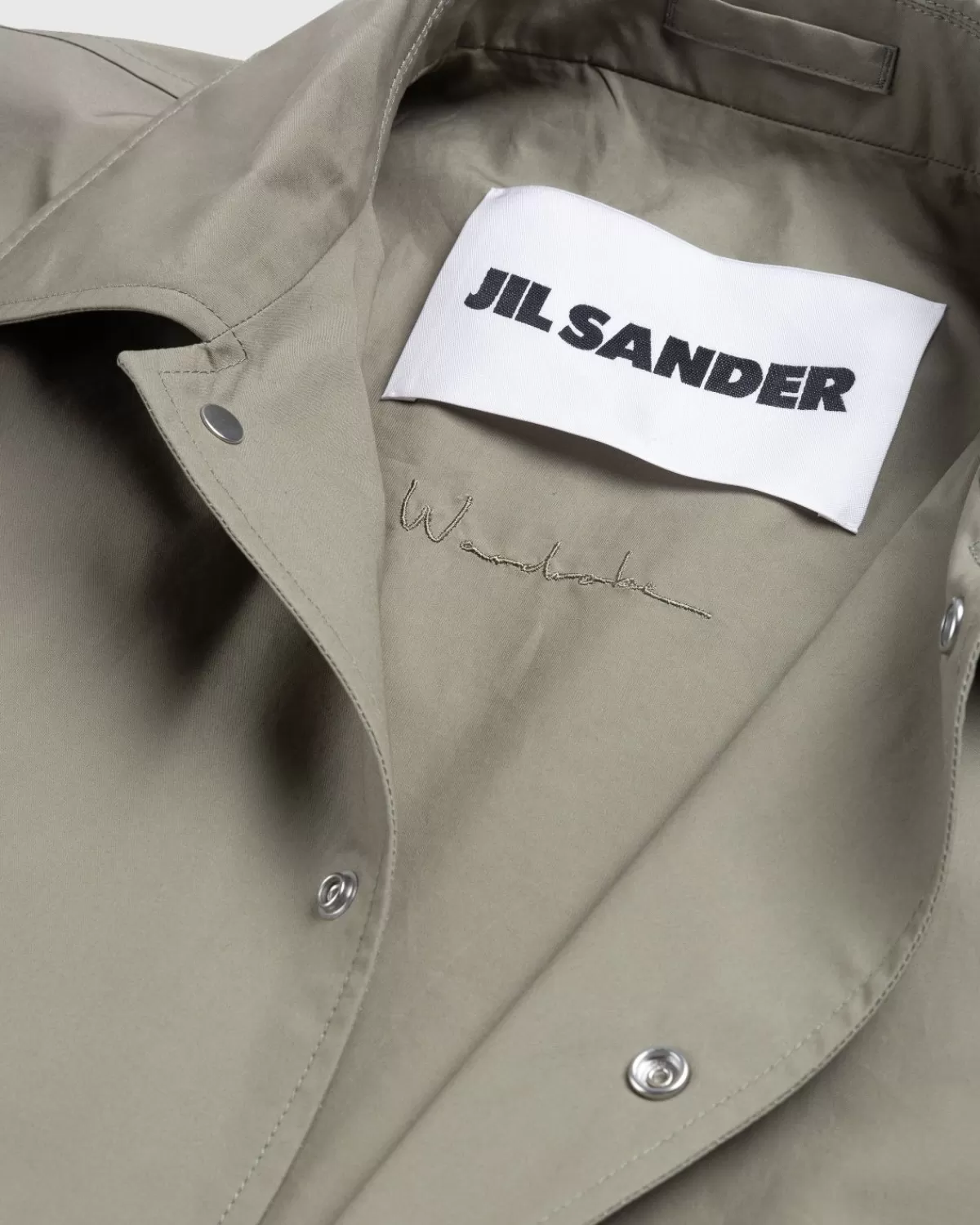 jil_sander_logo_jack_medium_groen_5.webp Bovenkleding^Jil Sander Logo Jack Medium Groen