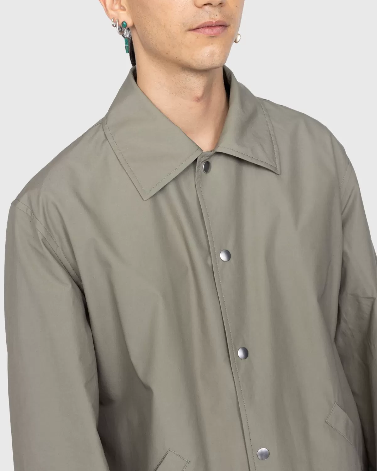 jil_sander_logo_jack_medium_groen_6.webp Bovenkleding^Jil Sander Logo Jack Medium Groen